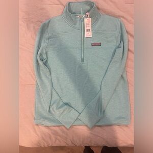 Women's Vineyard Vines Color Blue Dreamcloth Relaxed Shep Shirt NWT